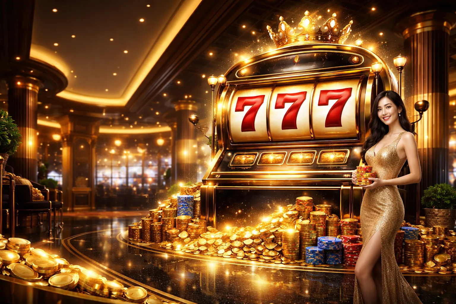 Trò chơi Slot f1686 đăng nhập với biểu tượng may mắn và tiền thưởng lớn